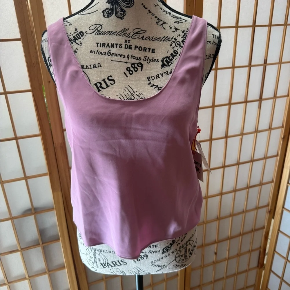 NWT Open Edit Scoop Neck Sleeveless Top Size XS - Picture 5 of 5